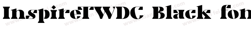 InspireTWDC Black font字体转换